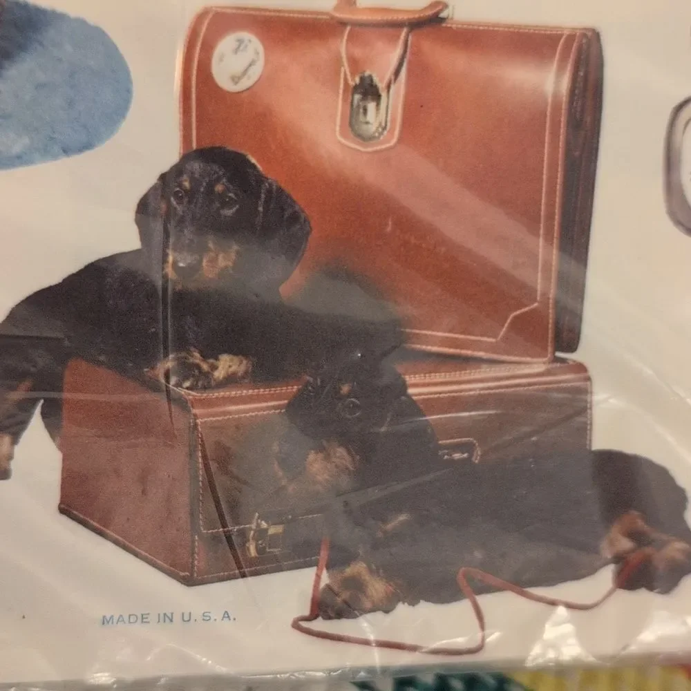 Hallmark vintage Father's Day dog‎ gift wrapping paper NIP